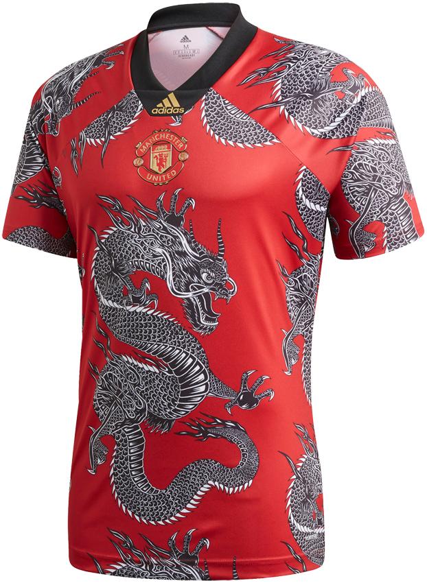 マンチェスター・ユナイテッド、「春節向け」に龍のユニフォーム登場！選手着用画像も｜写真1