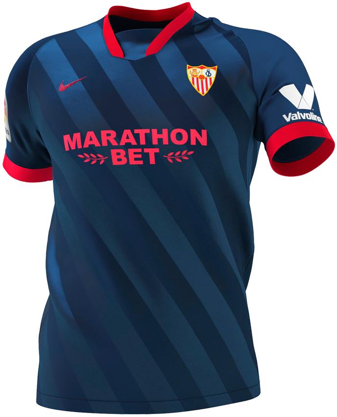 セビージャ、2020-21ユニフォーム登場！強豪なのに「同じテンプレシャツ」 ｜写真6