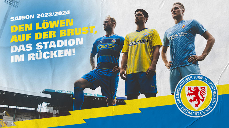 遠藤渓太が所属のブラウンシュヴァイク、23-24新ユニ登場！なぜ色は「青と黄」なのか｜写真8