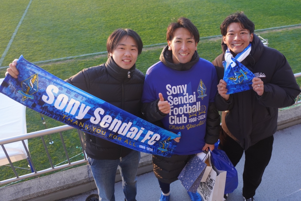 今季チーム活動終了のソニー仙台FC…現役最後の試合に出場したMF吉野蓮主将「最後なので足がちぎれてもやろうと決めていました」と気迫のプレー｜写真3