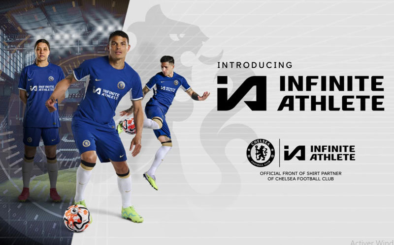チェルシー、ついに「胸ロゴ」が今季初登場！空白を埋めた『INFINITE ATHLETE』とは一体どんな企業なのか｜写真5