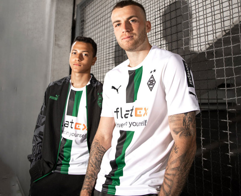 ボルシアMG、2022-23新ユニフォーム発表！「クラブ黄金期」のストライプデザイン｜写真4