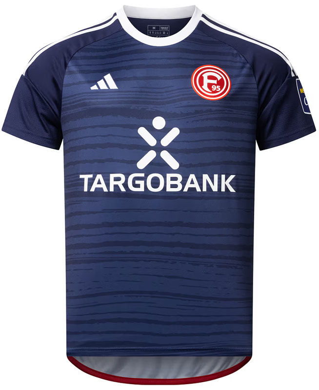 田中碧のフォルトゥナ・デュッセルドルフ！「90年代シマシマ復活」の今季ユニ、 懐かしの胸ロゴも登場｜写真6