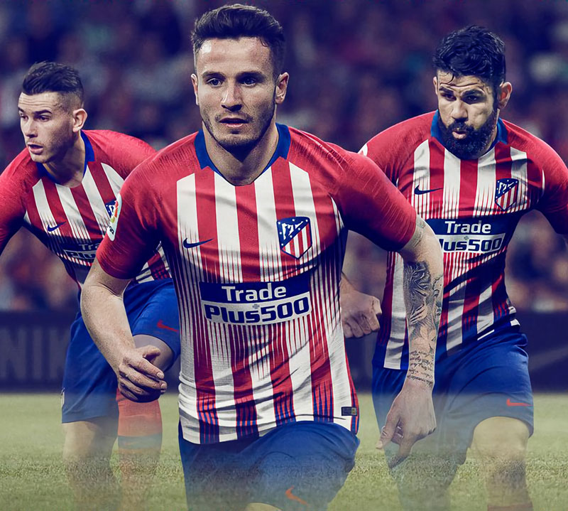 アトレティコ・マドリー、モダンなグラフィックの2018-19新ユニフォームを発表！｜写真6