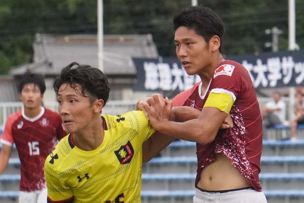 J1川崎フロンターレ来季加入内定の早稲田大DF神橋良汰が総理大臣杯・早慶戦で奮戦！後輩DF高井幸大のA代表初出場に「自分も刺激になります」｜写真5