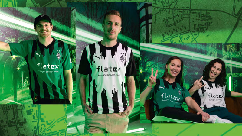 板倉滉に福田師王も着用！ボルシアMG、斬新ストライプの23-24新ユニが登場｜写真7