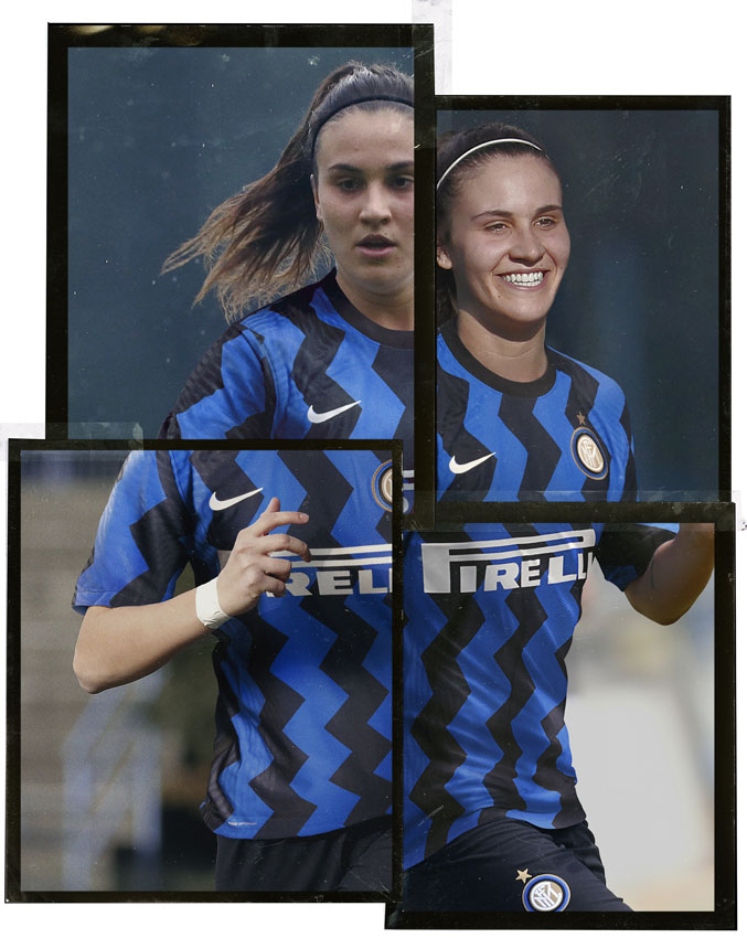 インテル、2020-21新ユニフォーム発表！驚愕の「くねくねストライプ」に｜写真4