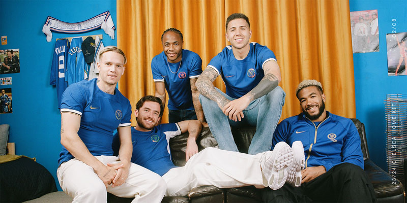 チェルシーが23-24新ユニフォーム発表！90年代後半「伝説ユニへのオマージュ」らしい｜写真8