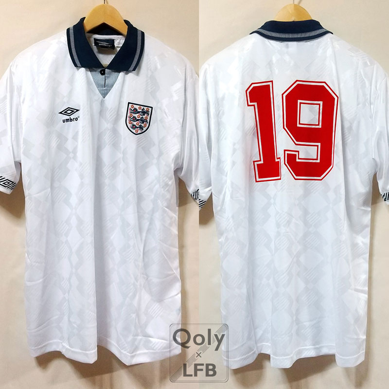 若きガスコイン、躍動！イングランド代表「1990ホーム」ユニフォーム｜写真5