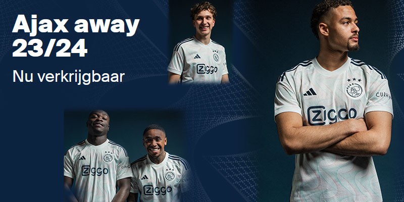 アヤックス、2023-24新ユニを発表！なんと「35年ぶり」の白アウェイ登場｜写真7