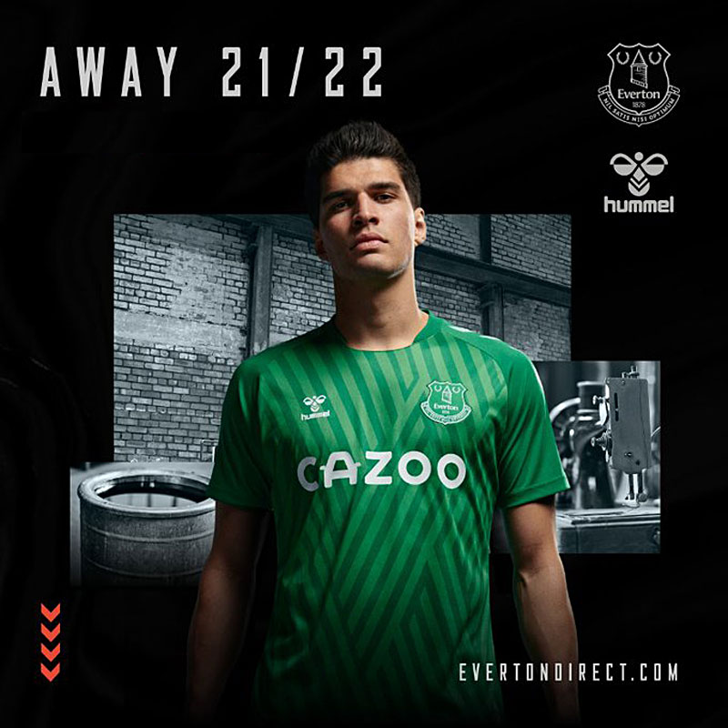 140年前のデザイン！エヴァートン、2021-22新アウェイユニフォームを発表｜写真7