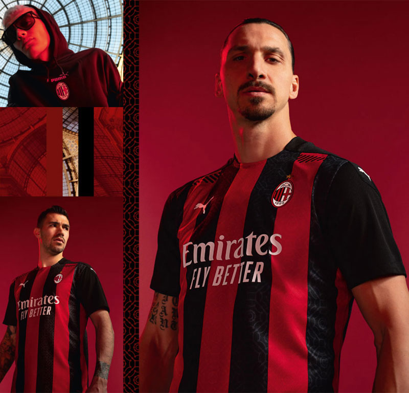 ミラン、優美な2020-21新ユニフォームを発表！デザインは「ショッピングモール」｜写真5