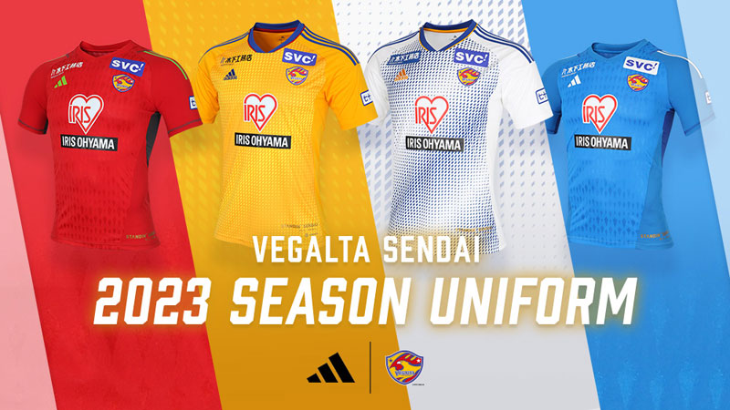 ベガルタ仙台、2023新ユニフォームを発表！ホームは初の「全身金色」｜写真7