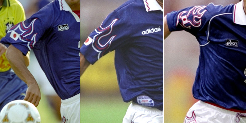 W杯を前に日本代表歴代ユニフォームを見る！「扉を開いた、炎モデル」｜写真1
