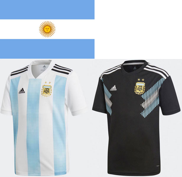 デザインは共通する？ロシアW杯出場国の「国旗とユニフォーム」を一気に見る｜写真14