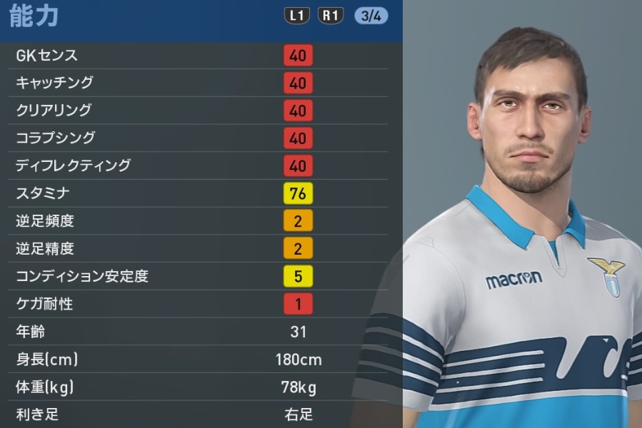 ウルグアイの有名選手たち、 『ウイイレ2019』での能力はこんな感じ｜写真23