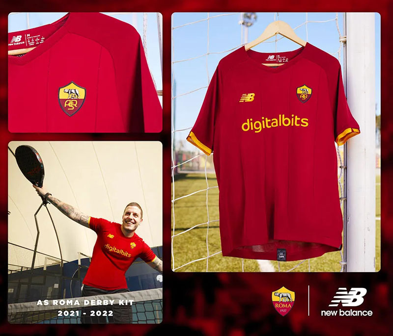 ローマ、ダービーで着用の特別ユニフォームを発表！胸に「伝説のエンブレム」｜写真4