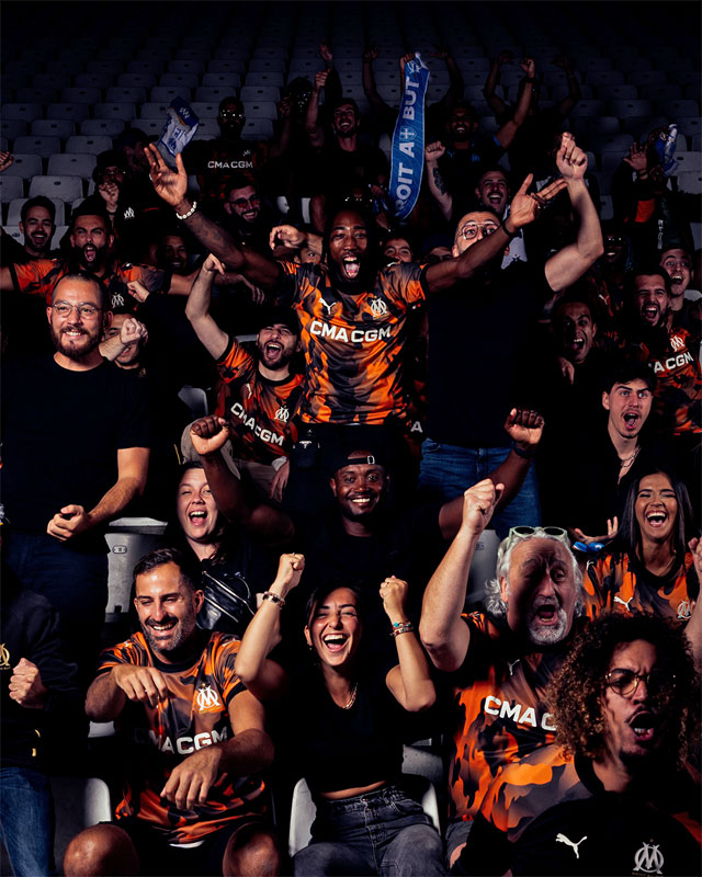 名門マルセイユ、熱狂ファンを“火山”で描く最新ユニ！実はスタジアムの「アレ」をデザインか｜写真5