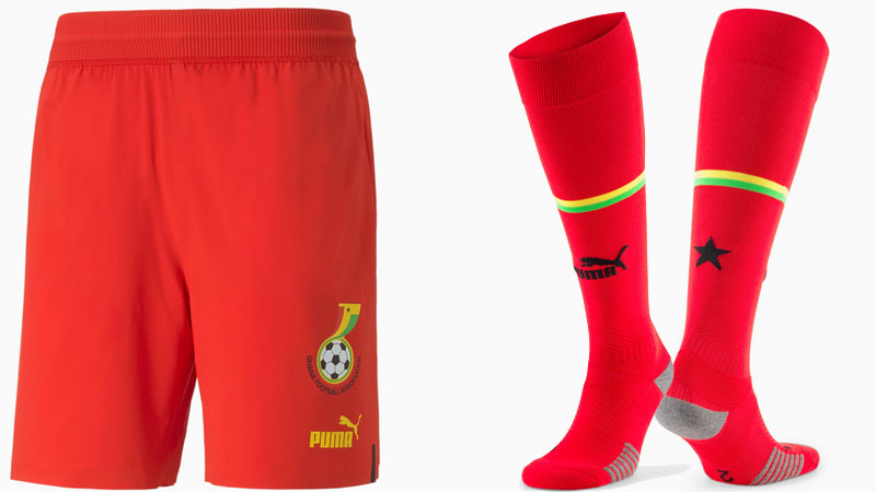 ガーナ代表、“鮮烈”国旗カラーの2022カタールW杯ユニフォーム｜写真6