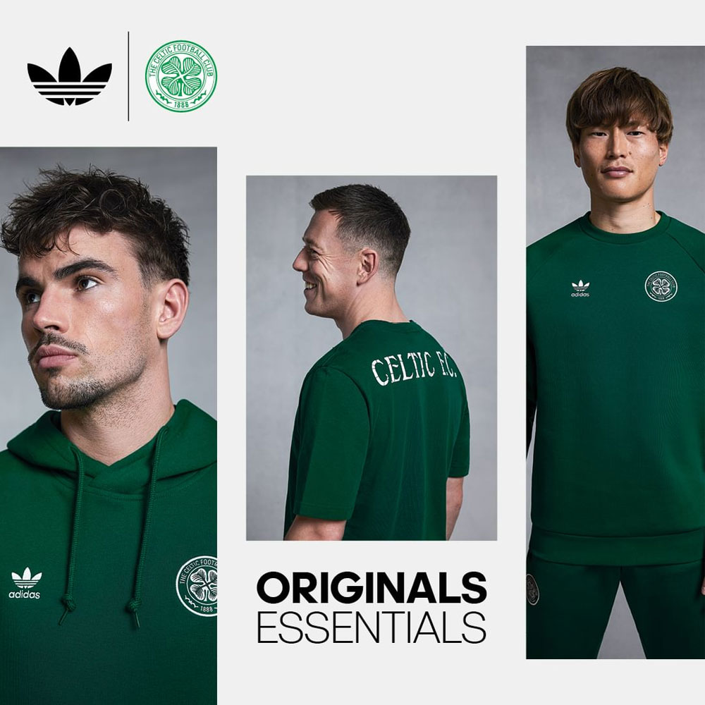 古橋亨梧もモデルに！セルティックにadidas Originalsの「新作コレクション」登場　深緑が美しいヴィンテージデザイン｜写真9