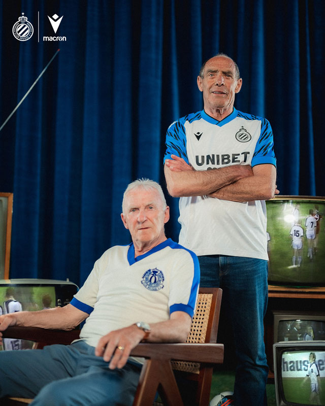 本間至恩が所属！名門クルブ・ブルッヘに2つの新ユニが登場　アウェイは栄光の「CL決勝モデル」に触発｜写真6