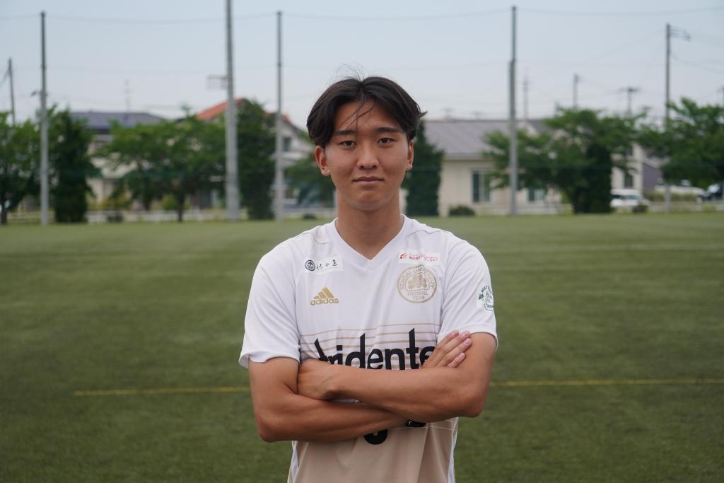 【大学サッカー】仙台大の頼れるレフティーFW横溝広太「少しでもプロに近づけるように」と全国大会に向けて意気込む｜写真2