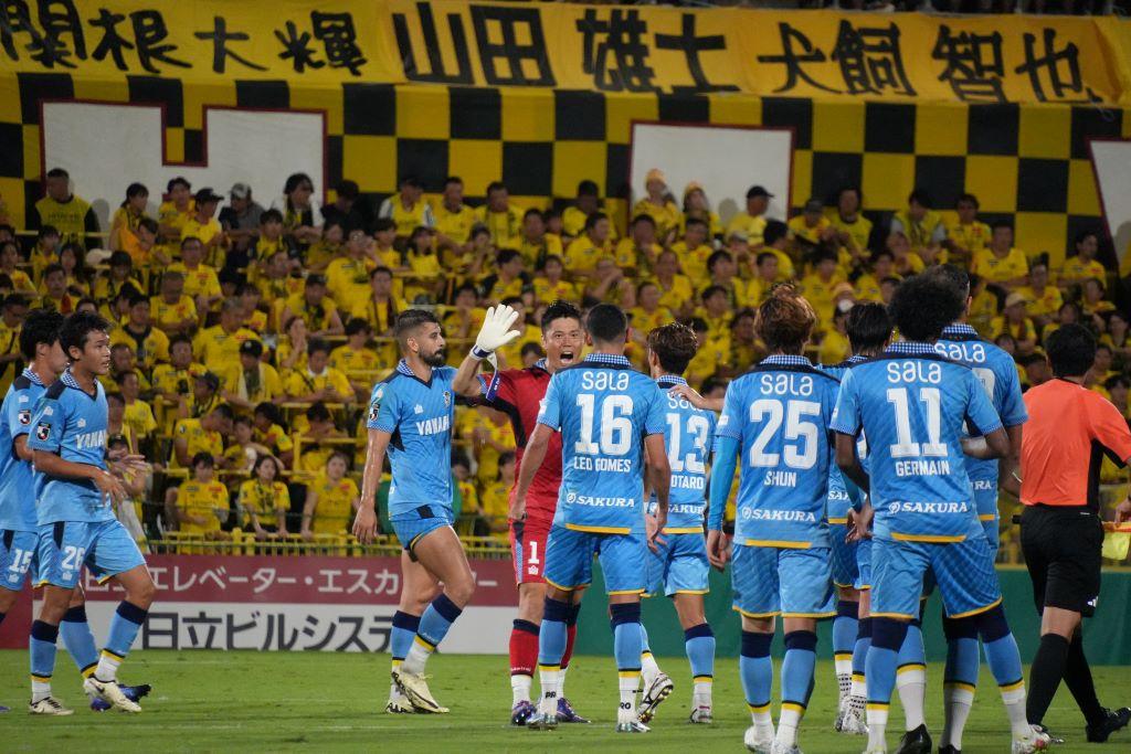 完封勝利に導いたJ1ジュビロ磐田GK川島永嗣「代表がやっているプレーが、うちのチームや日本サッカーの指針であるべき」と質の高い攻守で柏を撃破｜写真5