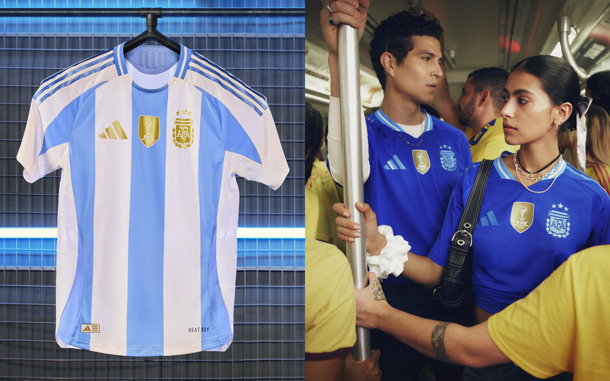 アルゼンチン代表、コパ・アメリカ2024に向けた新ユニフォームを発表！「W杯王者の栄光」を表現｜写真10