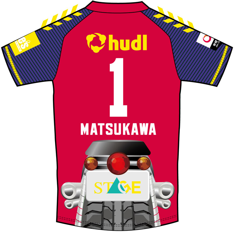 “架空のチーム”、葉羽エストレーノの新ユニフォームが登場！大胆に「バイク」を描く｜写真5