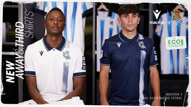 久保所属のレアル・ソシエダ、ポロ襟がオシャレな23-24新ユニ登場！“胸ロゴなし”がイケてる｜写真7