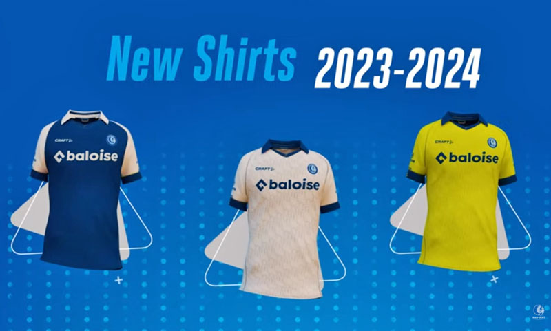 渡辺剛の新天地、ヘントが23-24新ユニを発表！なんと35年ぶりに胸スポンサーが変わる｜写真5