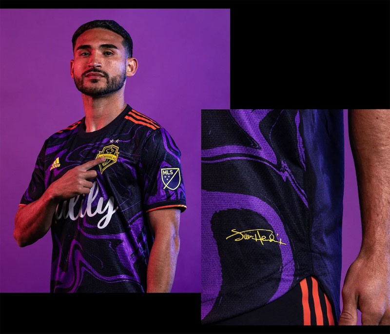 MLSシアトル、「伝説のロックギタリスト」を称える2021新ユニフォームを発表！｜写真4