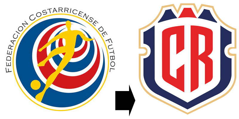 最近エンブレムを「完全に作り変えた」9つの代表チーム｜写真15