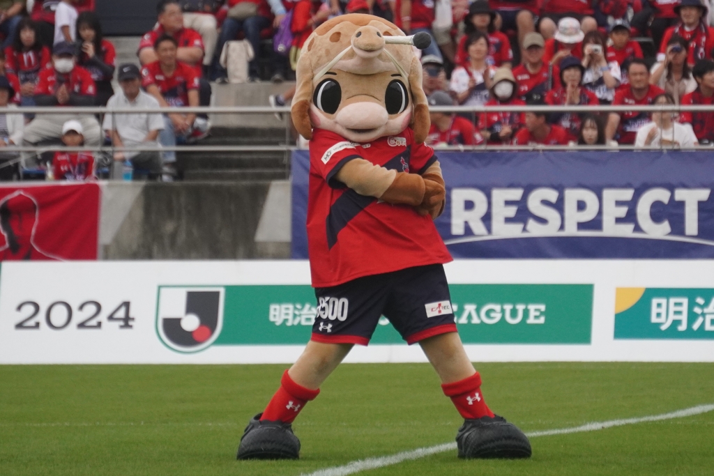 いわきFCの動けるかわいいマスコット！Qoly編集部が撮影したハーマー＆ドリーの写真を公開｜写真8