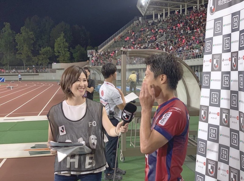 「J2在籍14年」のファジアーノ岡山は昇格できるのか？“詳し過ぎる”『DAZN』リポーター加戸英佳さんに訊いた｜写真6