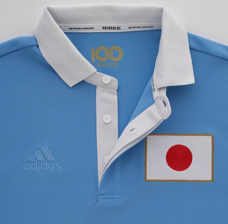 日本代表、100周年記念の限定ユニフォーム発表！胸に「日の丸」のレトロなデザイン｜写真3