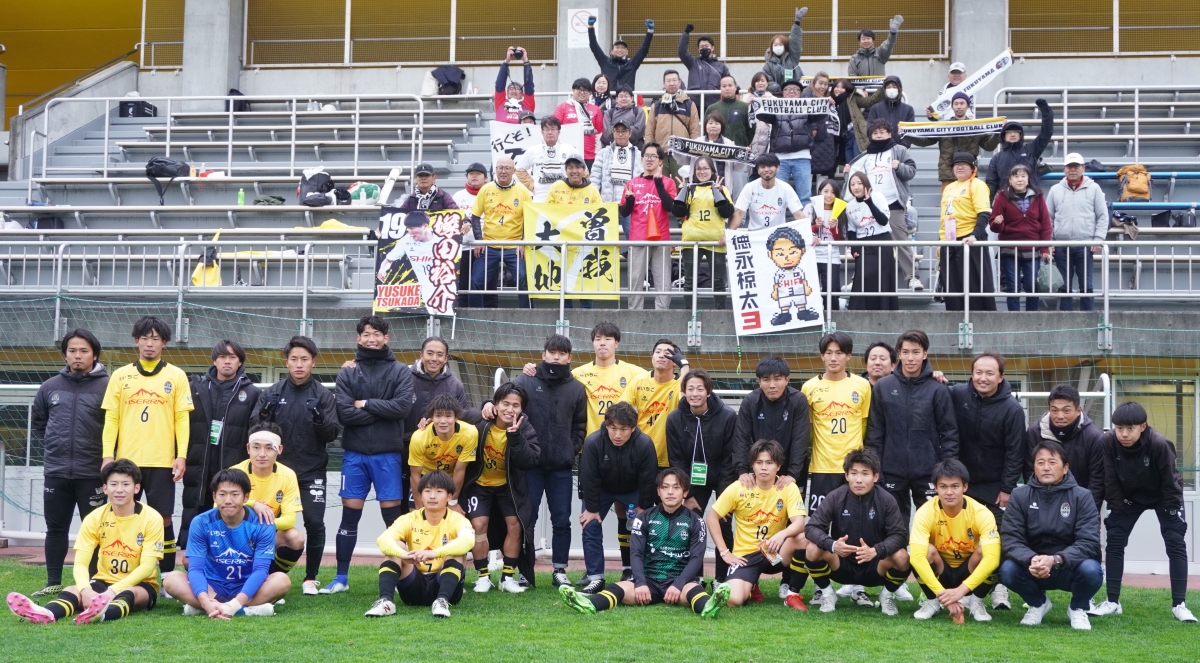 【現地取材】福山シティが2勝1分で地域CL1次ラウンド突破！福山出身MF曽我大地の先制弾で弘前と1-1のドロー決着！｜写真4