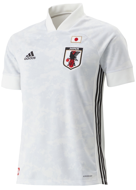 日本代表、2020新アウェイユニフォームを発表！「白・白・赤」の組み合わせ｜写真7