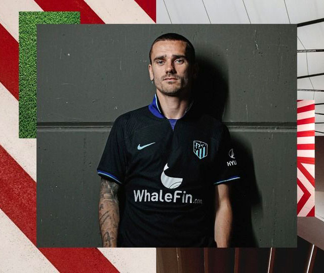 アトレティコ・マドリー、2022-23新ユニフォーム発表！ホームは衝撃「ジグザグ模様」｜写真9