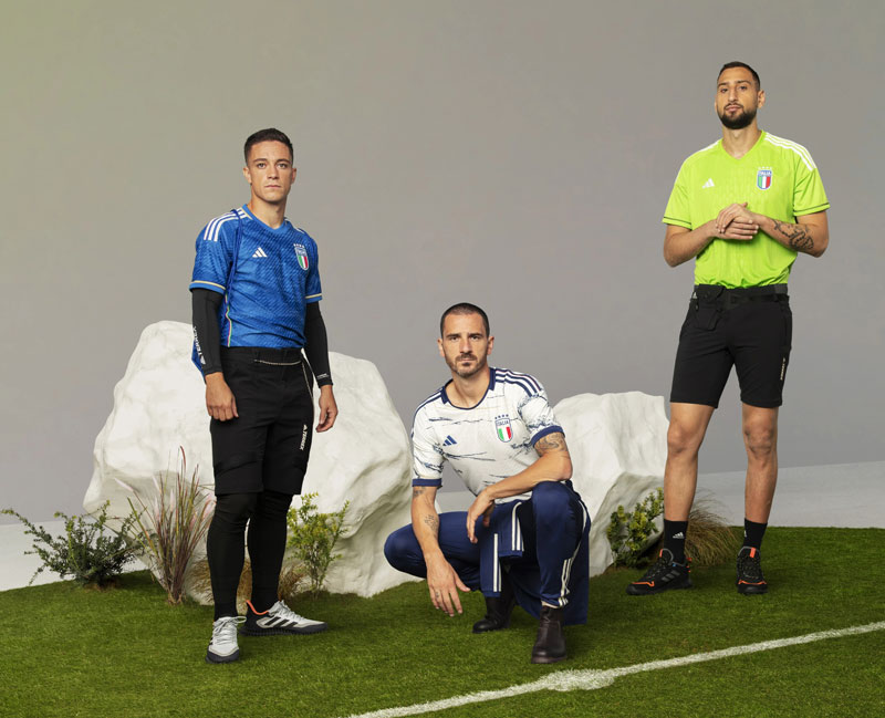 イタリア代表、「NEWサプライヤーadidas」の2023新ユニフォームを発表！｜写真12