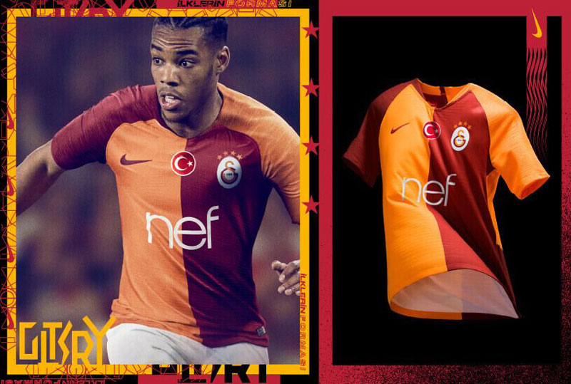 長友のガラタサライ、2018-19新ユニフォームを発表！しっかり伝統を踏襲｜写真5