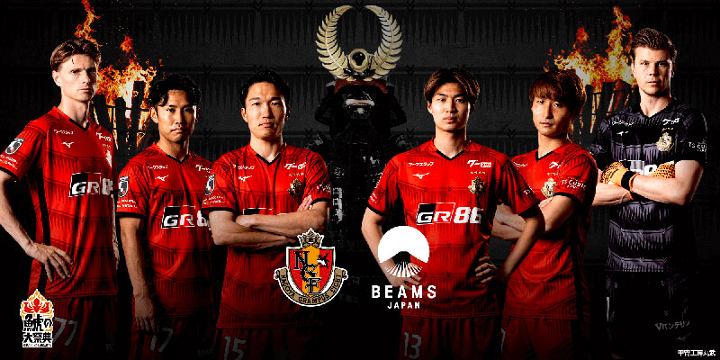『名古屋グランパス×BEAMS JAPAN』が夏限定ユニを発表！「戦国甲冑」が史上最強すぎる｜写真6