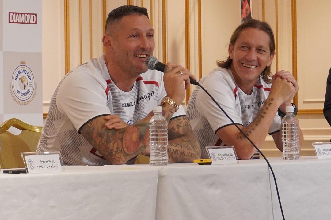 ​カカ、ダーヴィッツ、マテラッツィ！日本に世界的伝説が集結、「令和最新画像」はこんな感じ｜写真3