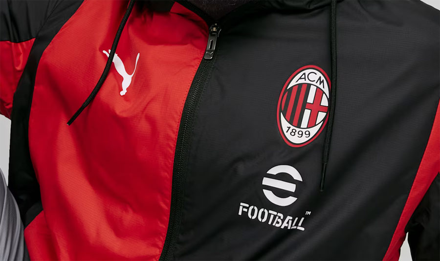 ミランにPUMA新作「プレマッチ・コレクション」登場！胸に人気ゲーム『eFootball』ロゴ入り｜写真7