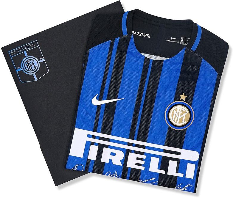 インテル、クラブ創立110周年記念ユニフォームを「1908」着限定発売 ！｜写真8