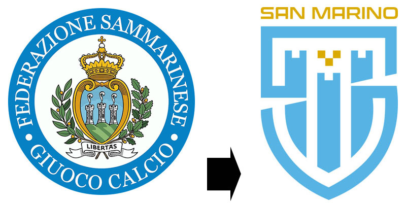 最近エンブレムを「完全に作り変えた」9つの代表チーム｜写真24