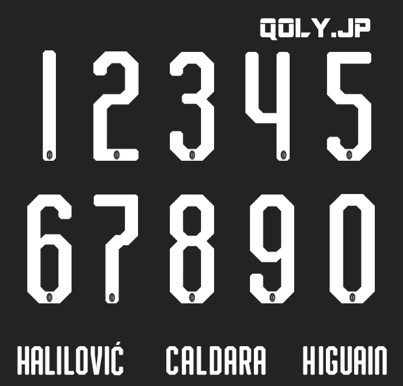 ACミラン、2018-19サードユニフォームを発表！ネームと背番号も掲載｜写真5