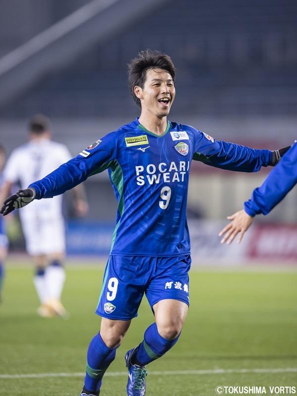 【月間表彰】J1昇格へ！徳島FW河田篤秀に聞く、“新世代”ゴールパフォーマンス「LOVE VORTIS」｜写真4
