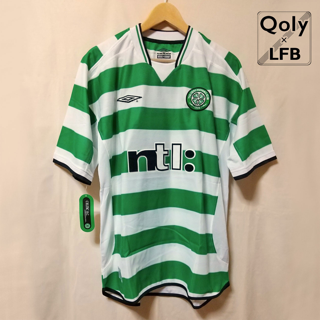 古橋所属のセルティック、伝説の選手も着た「2001-03ホーム」ユニフォーム｜写真5