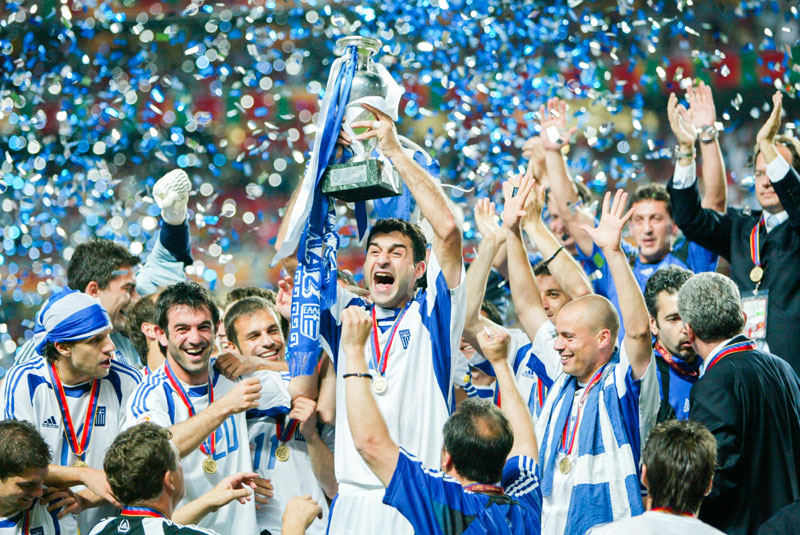 EURO伝説ユニ！2004年ギリシャ代表、「奇跡の初優勝」ユニフォーム｜写真6